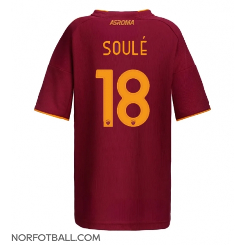 Billige Fotballdrakt AS Roma Matias Soule #18 Replika Hjemmedrakt Dame 2025-26 Kortermet Billige Fotballdrakt AS Roma Matias Soule #18 Replika Hjemmedrakt Dame 2025-26 Kortermet